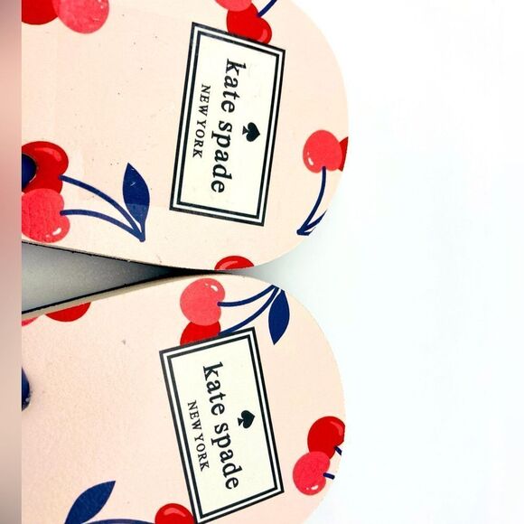 NWT Kate Spade Fleur Dancing Cherries Sandals 9B Brazil - Picture 7 of 10